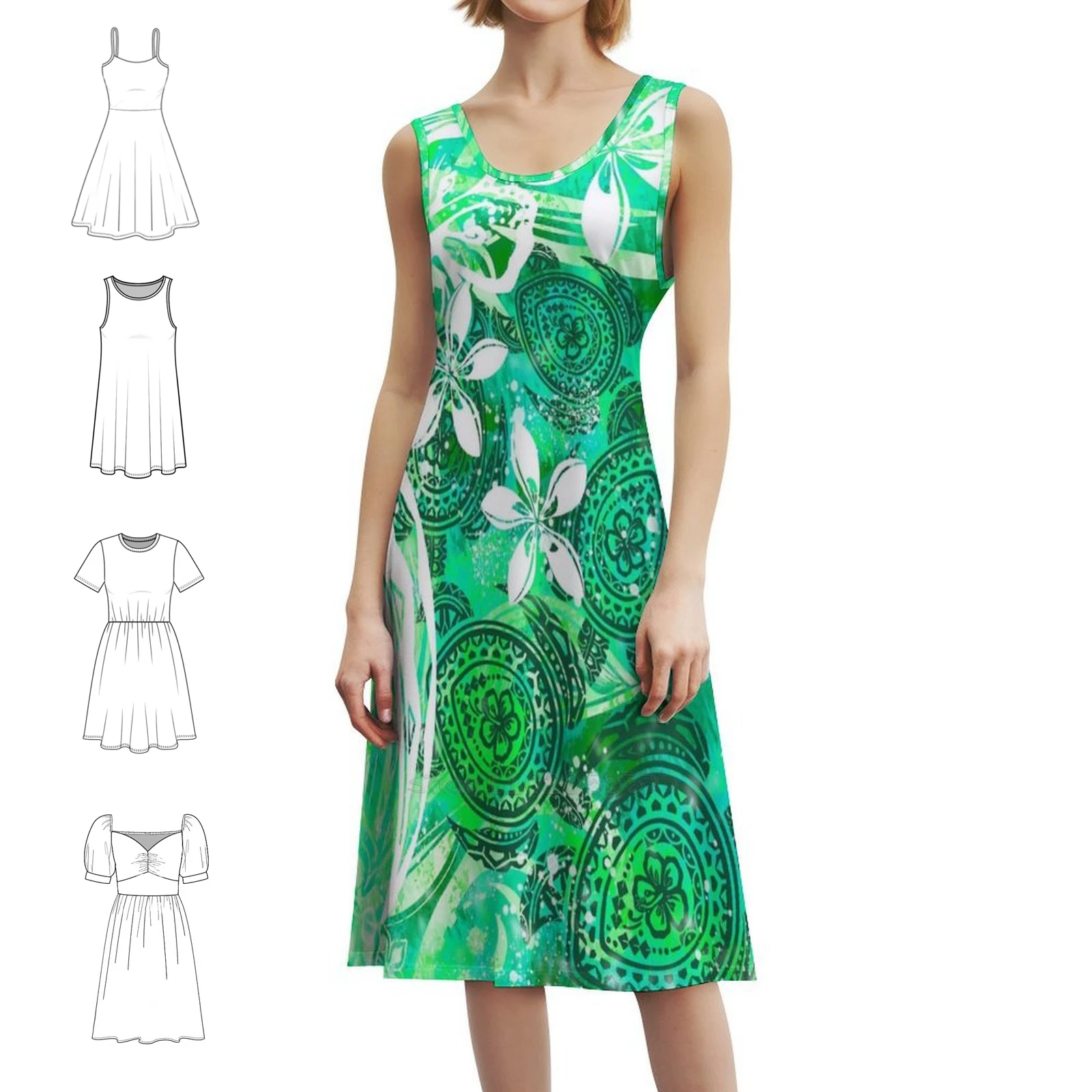 

Гавайское-самужское-полинезийское платье Ocean Spray Honu в этническом стиле в стиле бохо, шикарное платье, элегантное модное пляжное платье для свадебной вечеринки, Гавайский Самоан