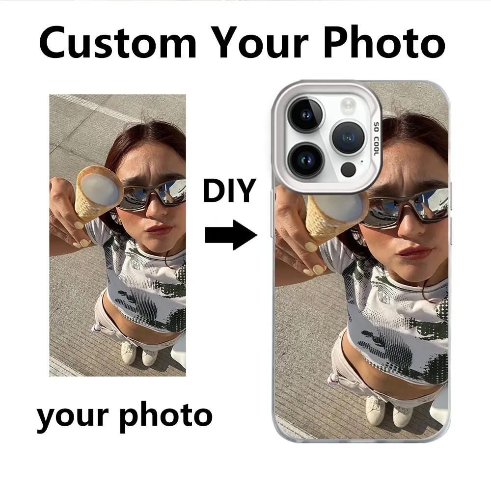 

DIY Life Moments Photo Customized Soft Shockproof Case For iPhone 16 15 14 13 12 11 Pro Xs Max XR Mini 16e 7 8 Plus SE 2020 2022