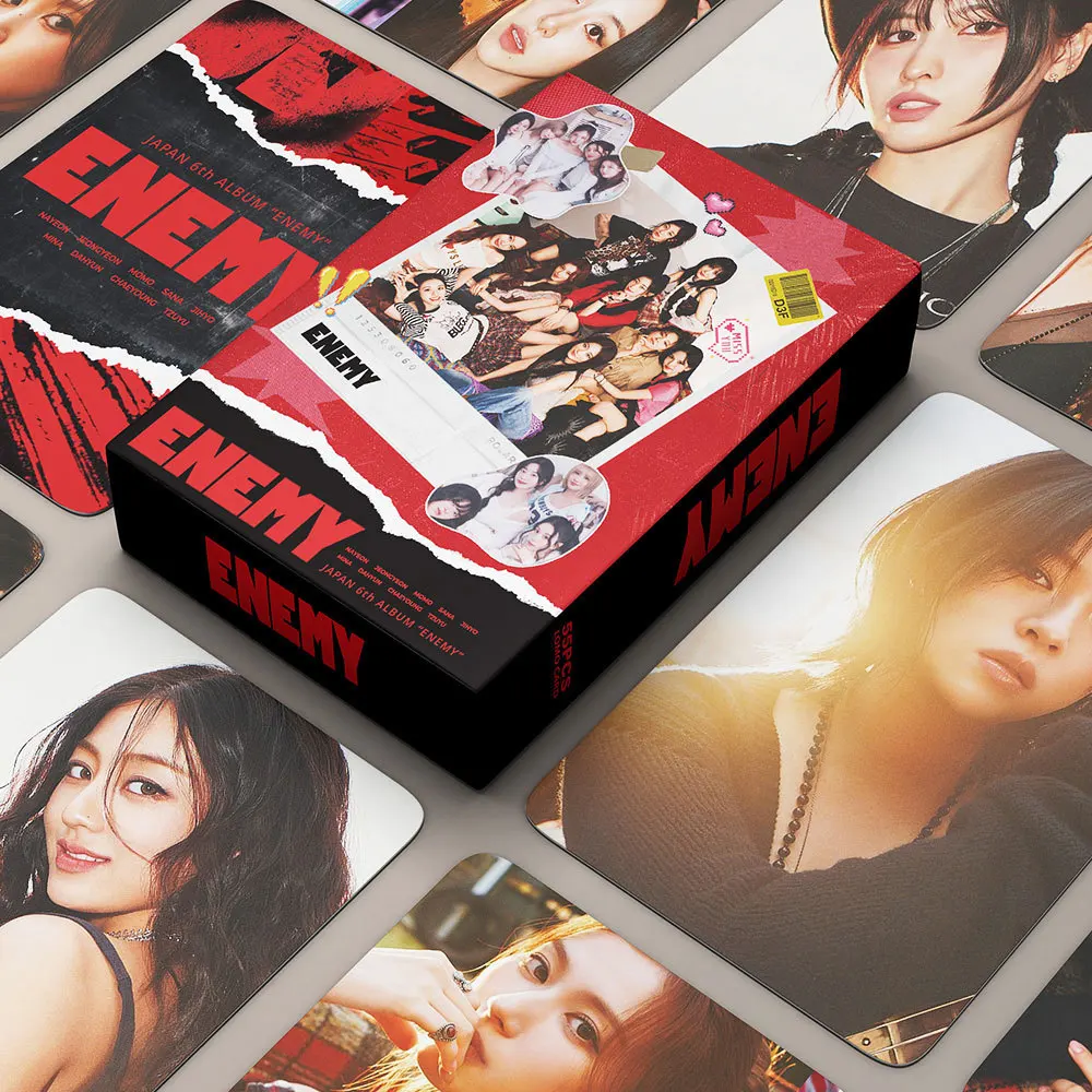 

KPOP Idol TWICE ENEMY JAPAN 6TH Merch Фотокарта Новый альбом Ломо-карты Фотокнига Фанат Коллекция Карты Плакат Открытка Фотографии Подарок