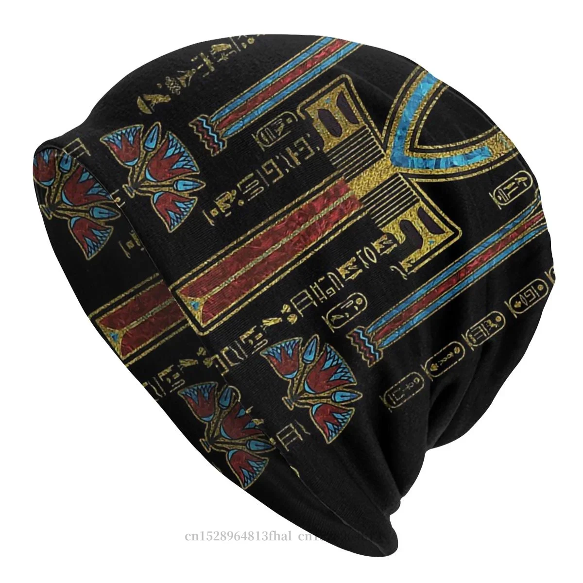 Egyptian Mythology Ancient Egypt Gods Atum Horus Skullies Beanies Caps Cross Thin Hat Bonnet Hats Hip Hop Ski Cap