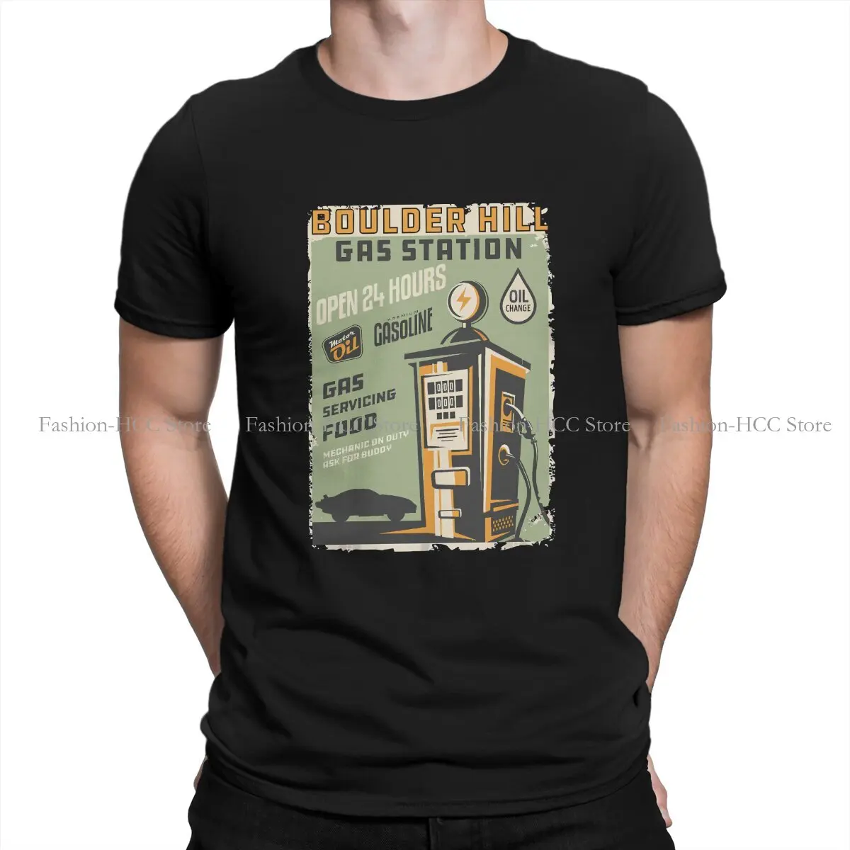 Boulder Hill Gas Station Newest Polyester TShirts Ulysses 31 Male Harajuku Tops T Shirt O Neck