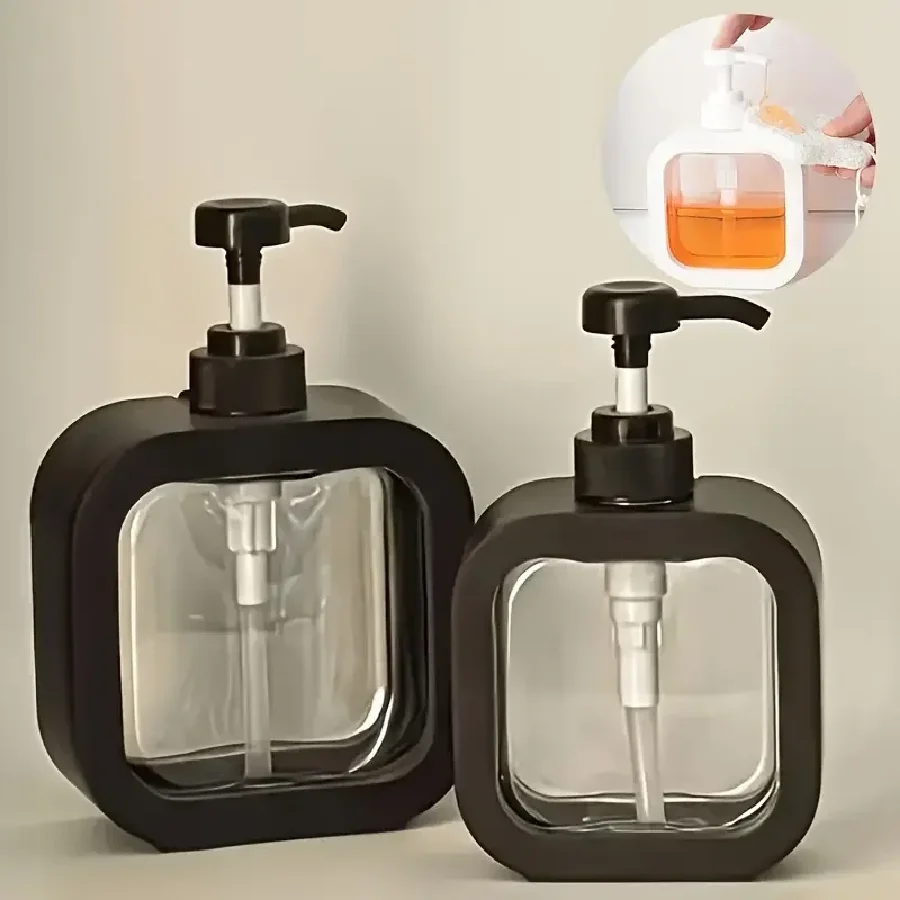 

1 PC 300ml/500ml Bathroom Soap Dispenser Refillable Lotion Shampoo Shower Gel Holder Portable Travel Dispenser Empty Bath Pump