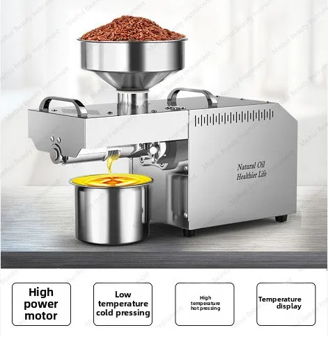 

Пресс для миндального масла из нержавеющей стали, арахиса, кунжута, льняного семени, трансграничная торговля, небольшой бытовой пресс для масла