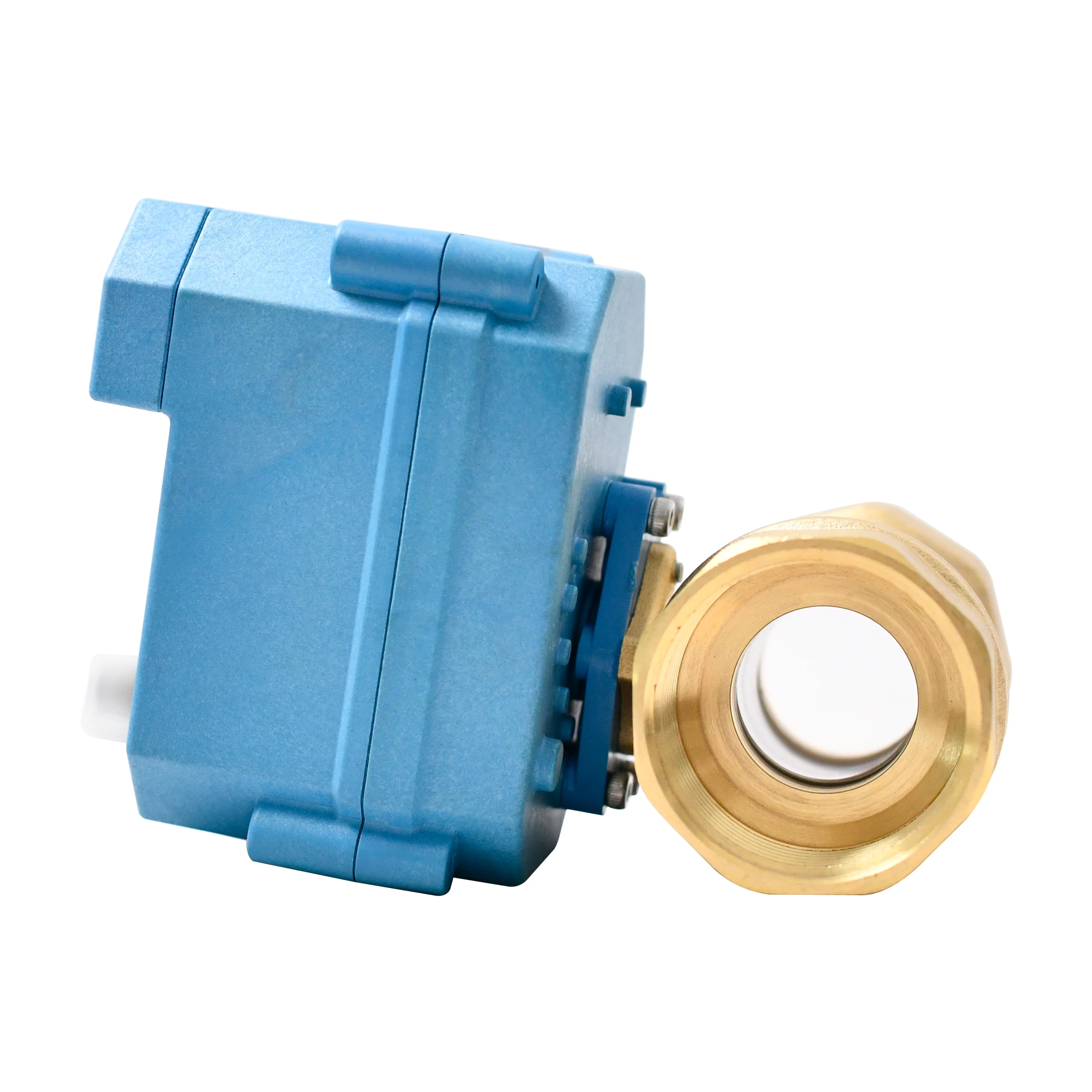 2 Way 1-1/4'' Brass E20 Lorawan Wireless  Electric Control Valve EU868 / US915 / AU915