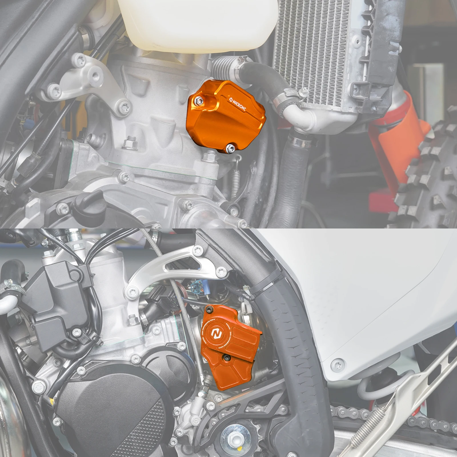 

For 2025 2024 KTM EXC 300 XC-W 250 SX 125 Power Valve Cover TPS Throttle Body Sensor Guard Kit For Husqvarna TE 300 GasGas EC300