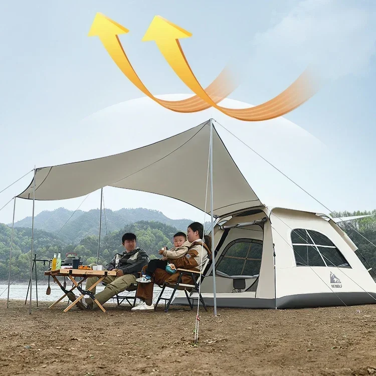 

Outdoor Tent Camping Folding Portable Fully Automatic Tent Integrated Thick Sun and Rain Protection Camping Hot sales