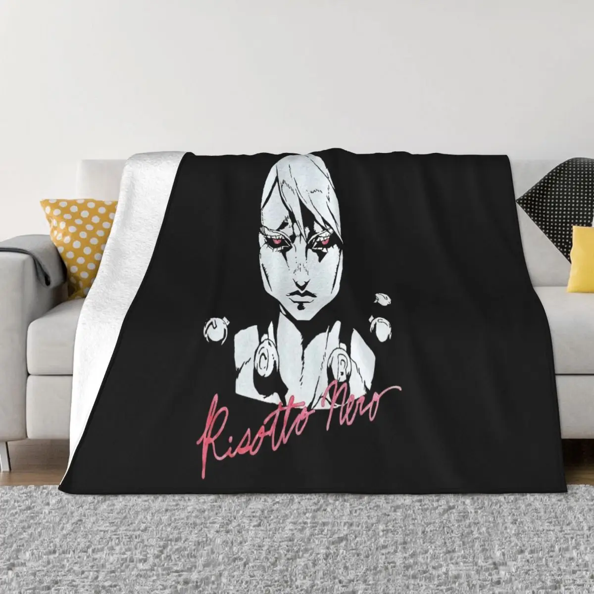 Hitman Team Risotto Jojos Bizarre Adventure Golden Wind S Xl Xxl Dd1225 Animal Halloween Cute Summer Throw Blanket