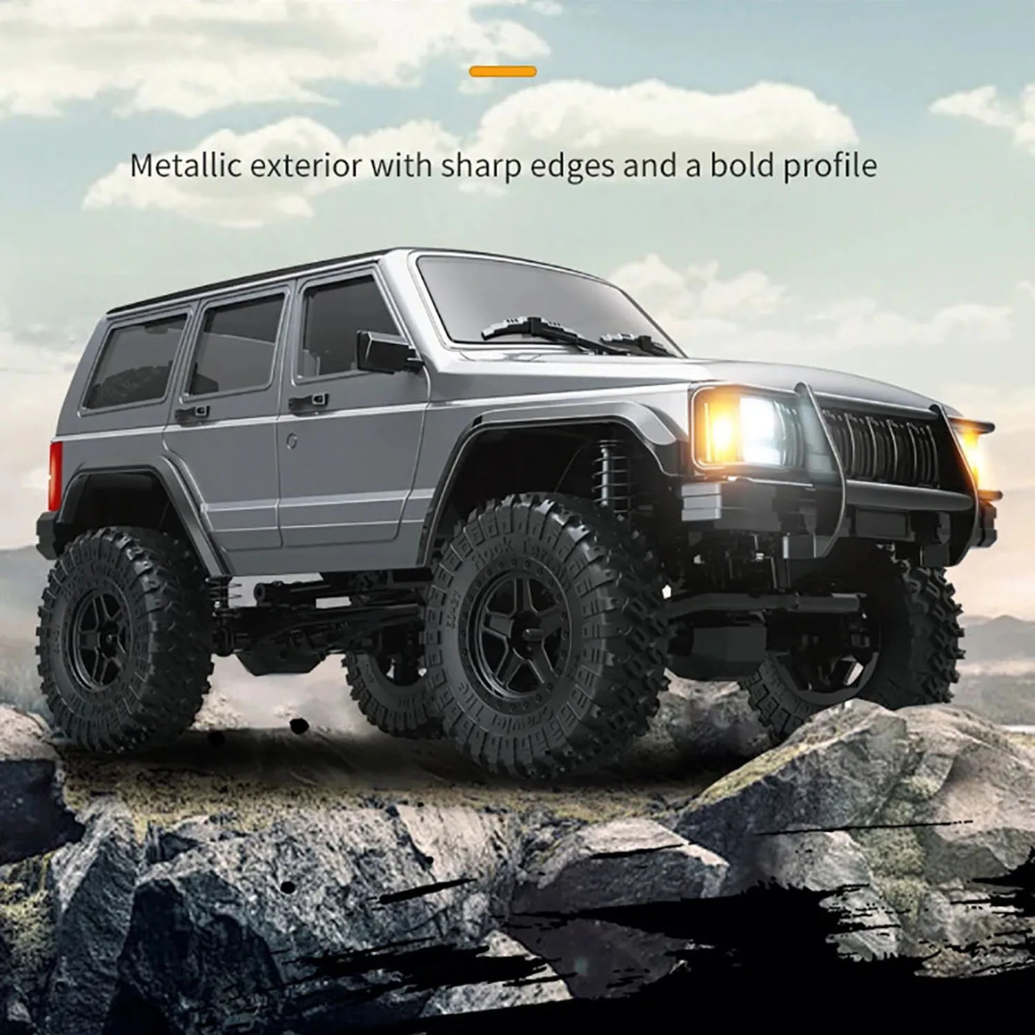 

1/18 4WD RC Автомобиль Радиоуправляемый Rock Crawler 8562 2.4G RC Off Road ABS 3Speed 370 Мотор ESC Световая система Готовая модель RC Toys