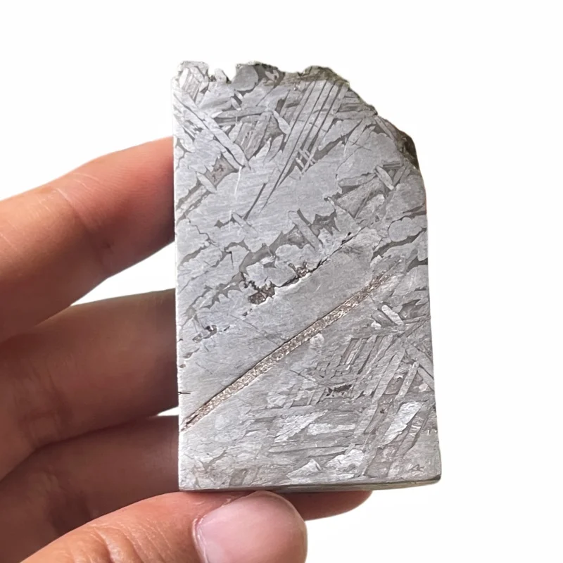 106g Muonionalusta Iron Meteorite Specimen Iron Meteorite Slice Natural Meteorite Material Collection - CC205