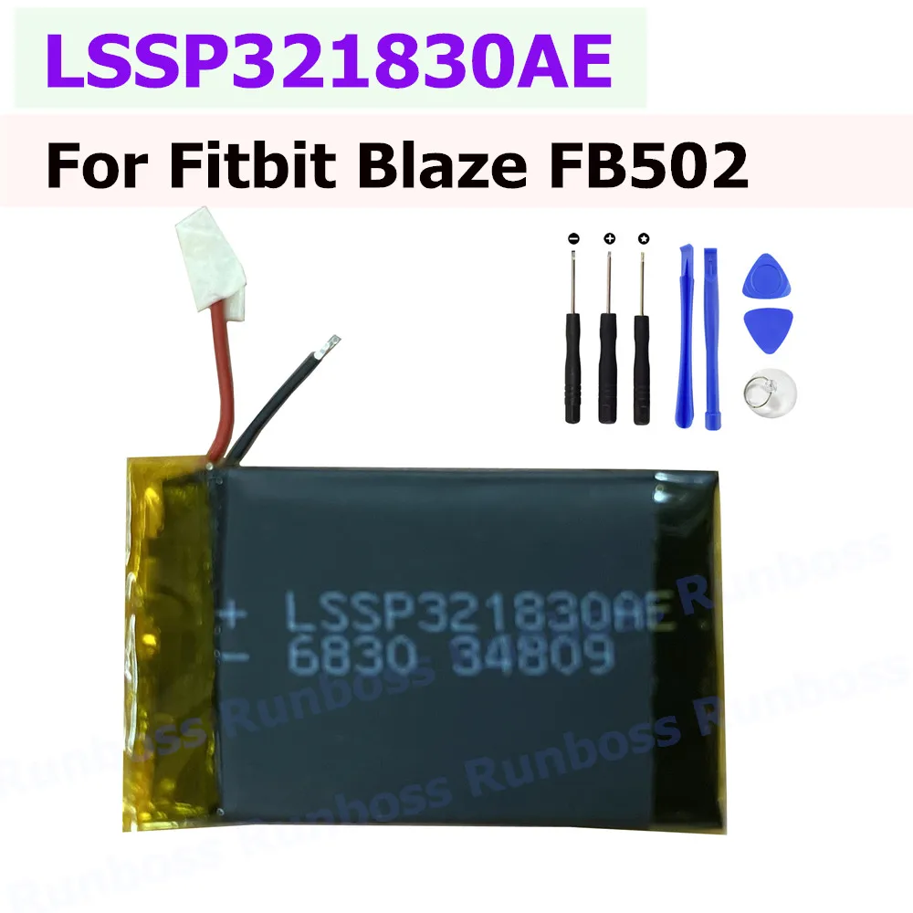 LSSP321830AE Replacement Battery For Fitbit Blaze FB502 LSSP321830 Fitbit Ionic Smart Sports Watch Watch Battery + Tool