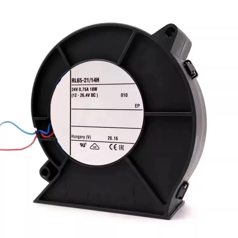 Blower Cooling Fan RL65-21/14H DC 24V 0.75A 18W 9733 97*97*33mm 2-Wire