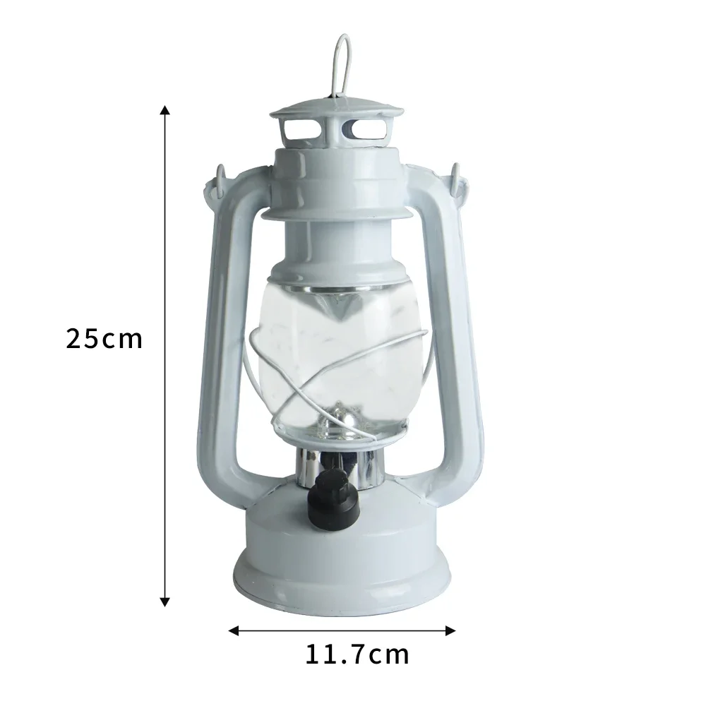 

PL2012 Outdoor Waterproof Battery Portable Oil Lamp Vintage Style Kerosene LED Camping Lantern Light LED Lantern