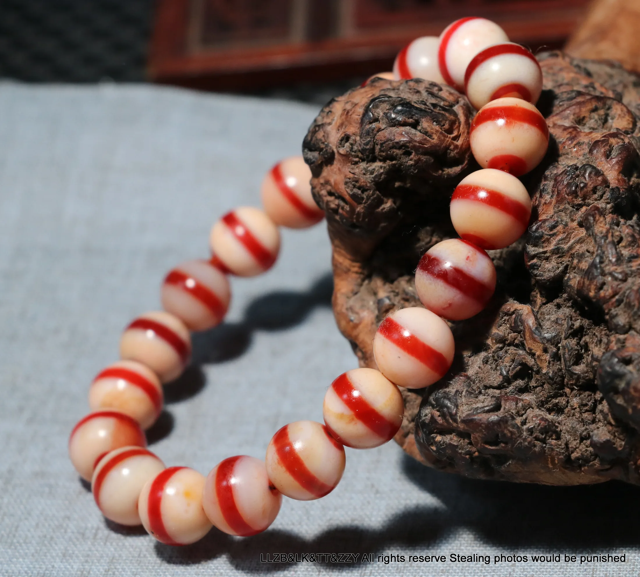 Magic Power Tibetan Top old Agate 1 Line Buddha Medicine Round Shape dZi Bead bracelet Elegant Beauty Amulet UPD230201a2