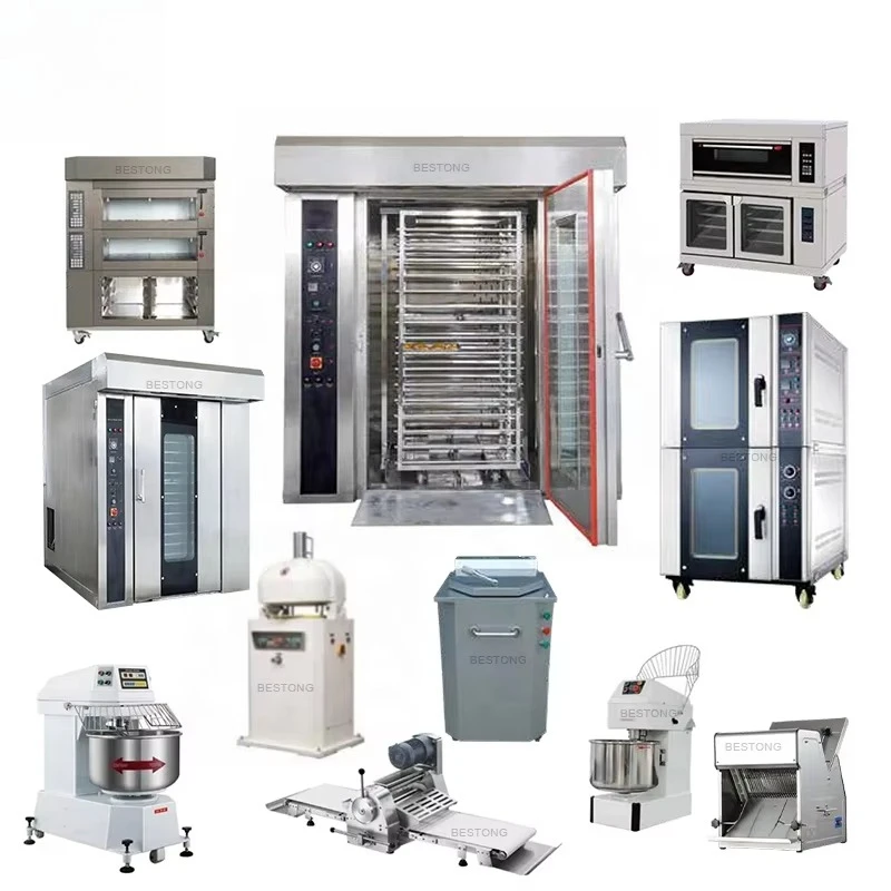 Commercial Bakery Oven Equipment Full Bakery Equipment Set for Pizza Bread Baking Oven and Other Bakery Machines