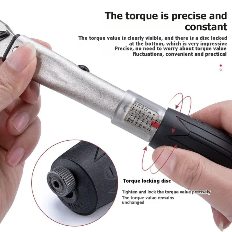 

Набор металлических динамометрических ключей HOTB72A YC-617-2ST для ремонта велосипедов - инструмент для горных и шоссейных велосипедов