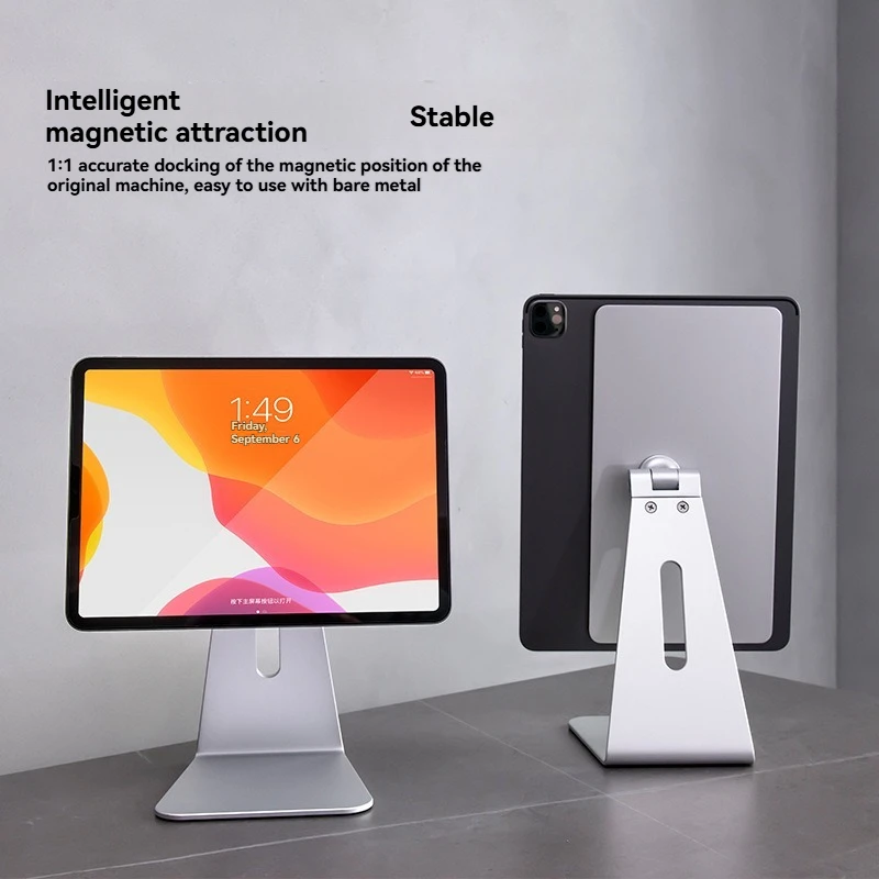 Magnetic stand for iPad Air 10.9-inch, desktop tablet stand, 12.9-inch business office lazy tablet, iPad Pro stand.