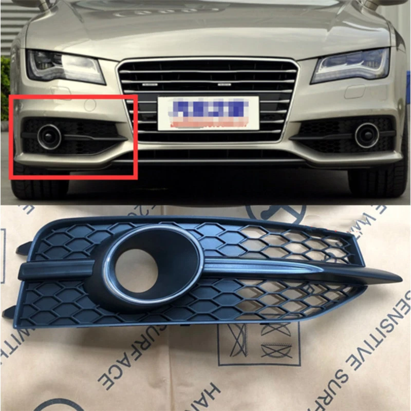 Automatyczny zderzak przedni z siatką ACC do Audi A7 SLINE S7 4G C7 S-Line 2012 2013 2014 2015 4G 8807681 C 4G 8807682 C