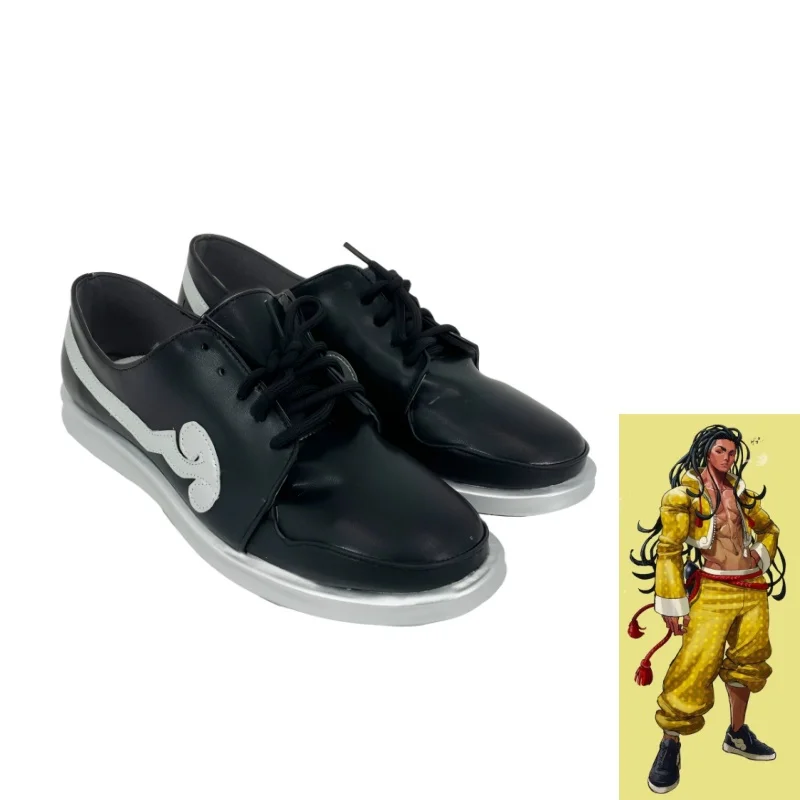 STREET FIGHTER 6 Jamie Cosplay Shoes Boots Men's Plus Size Cosplay Boots For Comic Show Performances