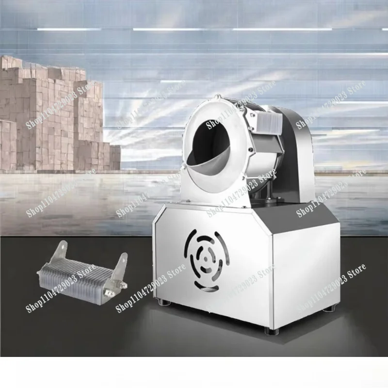 High-efficiency electric vegetable shredder, for restaurants, suitable for fruits and potatoes, core components include motor