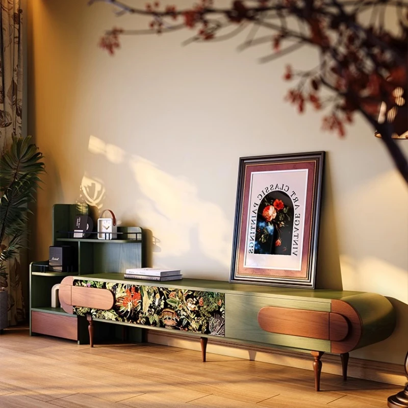 

Modern Stand TV Console Furniture Entertainment Center Electric Fireplace Floating Wood Cabinet Storage Muebles Para La Sala