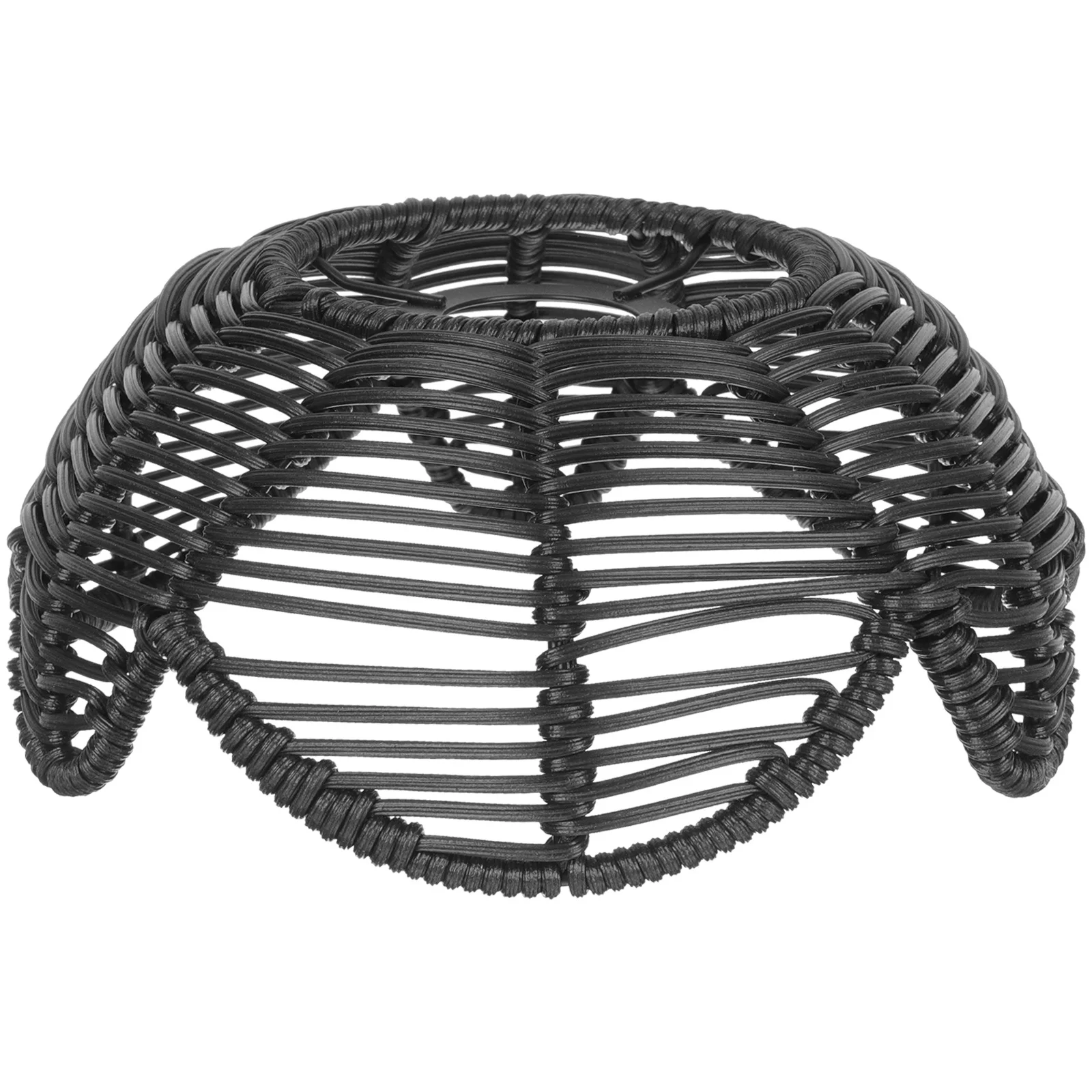 

Lotus Shaped Lampshade Imitation Rattan Woven Design For Pendant Lamp Home Bar Restaurant Lighting Decor Cover