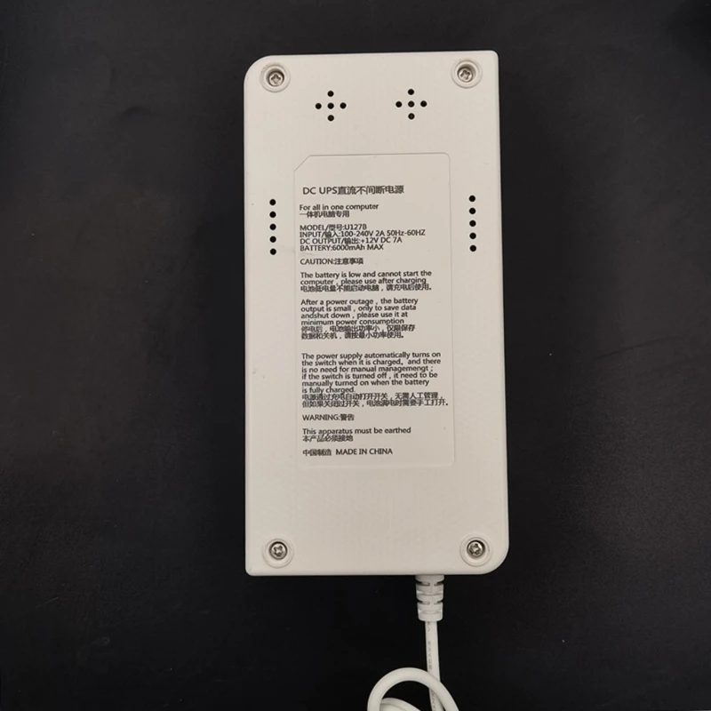 37 ميجابايت بطارية احتياطية 6000 مللي أمبير 12 فولت 7A 5.5x5.5 مللي متر UPS إمدادات الطاقة دون انقطاع احتياطية UPS لجهاز التوجيه كاميرا الكمبيوتر المحمول مصباح ليد