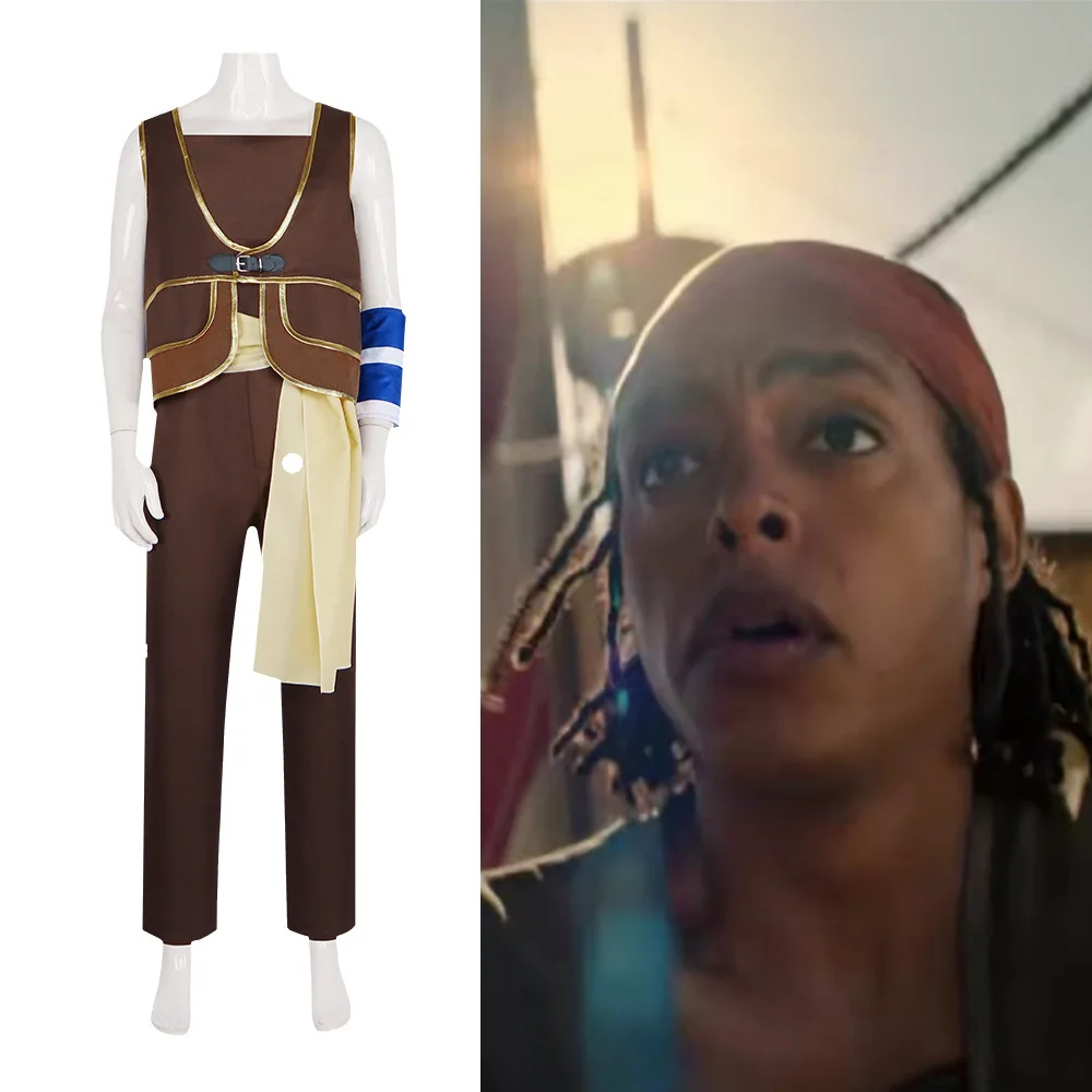 

Real-World Movie Cosplay Costume Pirate King Luffy N Ussop loween Role-Plang Clothes Women's Traditional Chinese Clot...