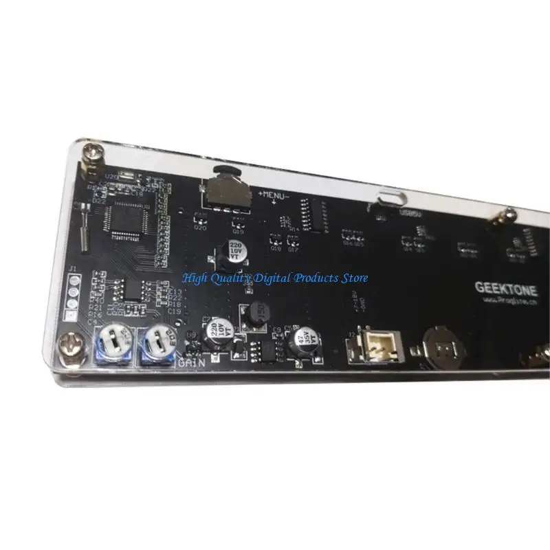 U2JE LED2015 Music Spectrum Level Light Sound Control Luz microfone para reuniões família