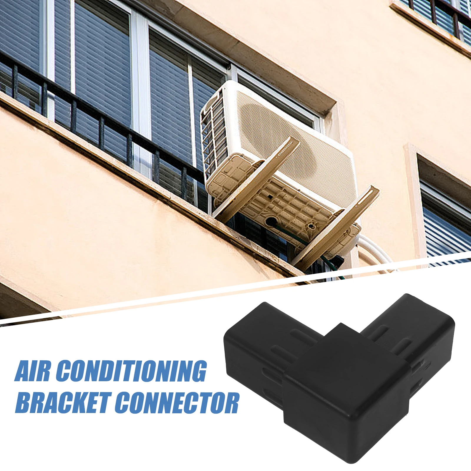 

10 Pcs Square Tube Plastic Connector Fittings 25x25mm Tubing Parts Durable Stable Performance Versatile Applications Sturdy