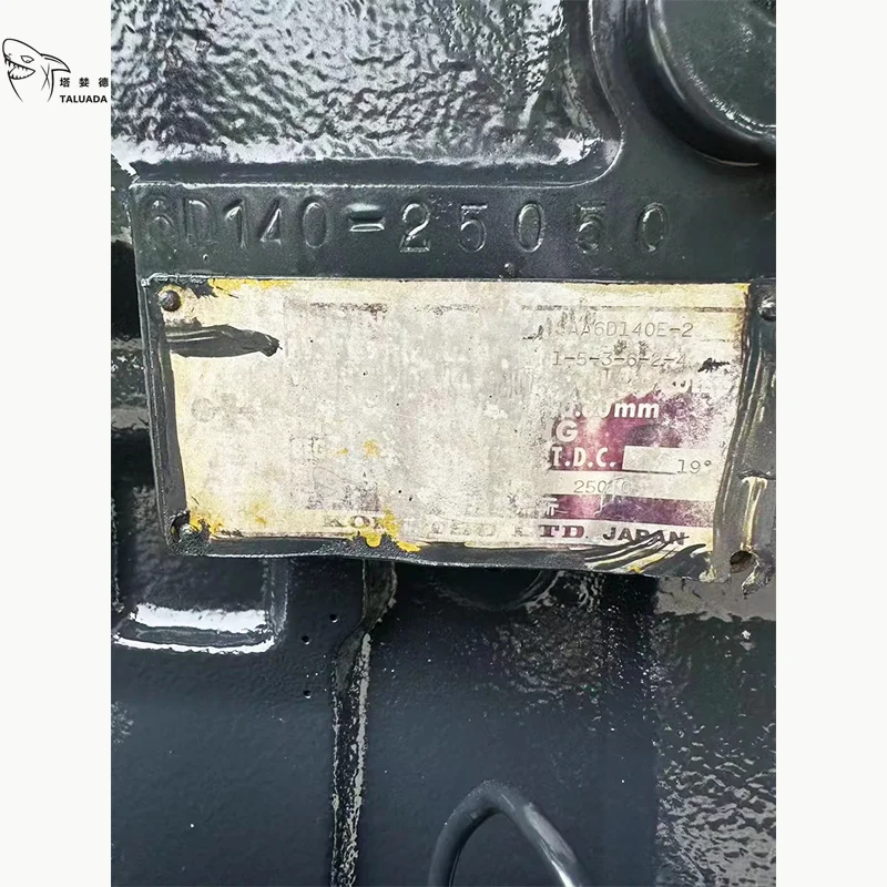 Оригинальный дизельный двигатель SAA6D140E-2, двигатель Komatsu PC650-5 PC650-6, экскаватор