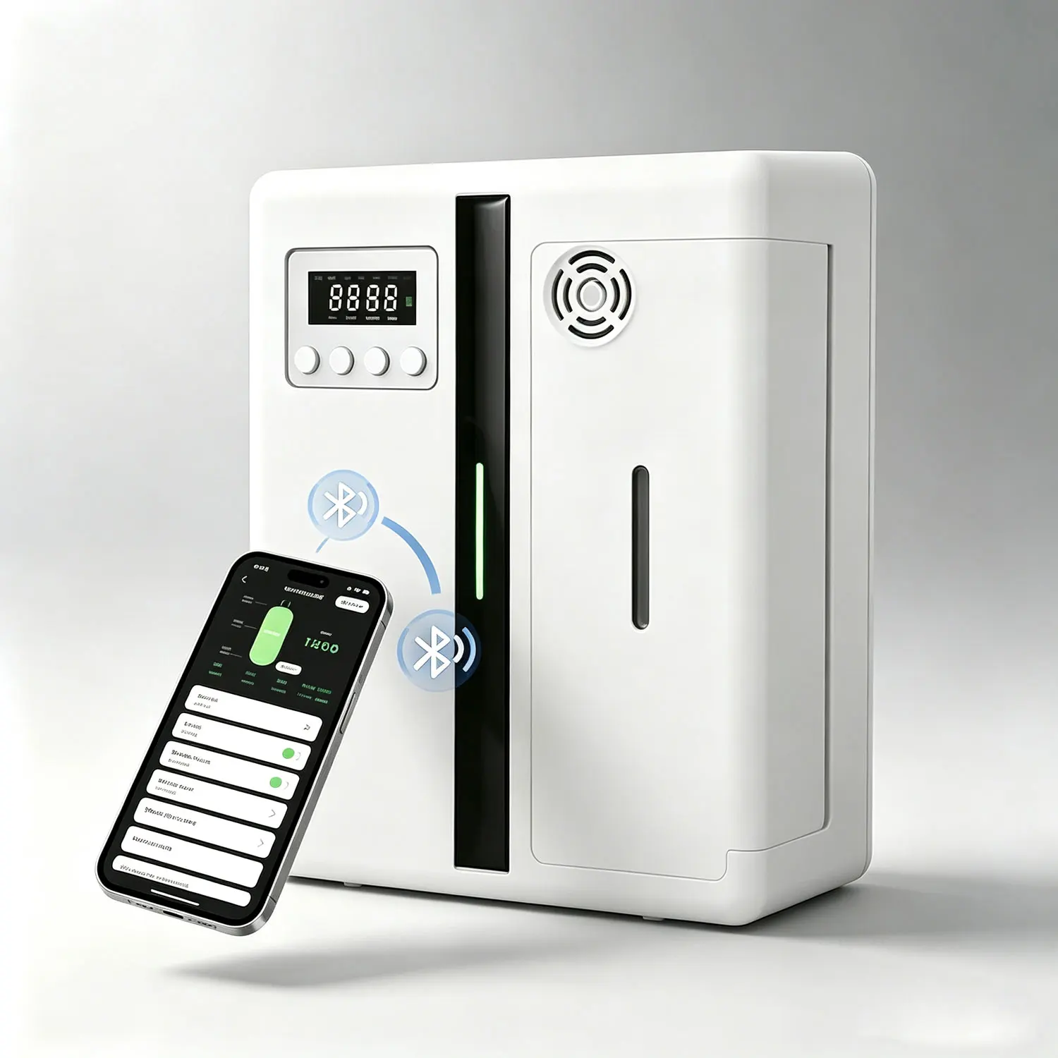 Waterless Scent Diffuser Bluetooth APP Control Wall-Mounted Fragrance Machine Smart Aroma Diffuser for Essential Oil Hotel Home