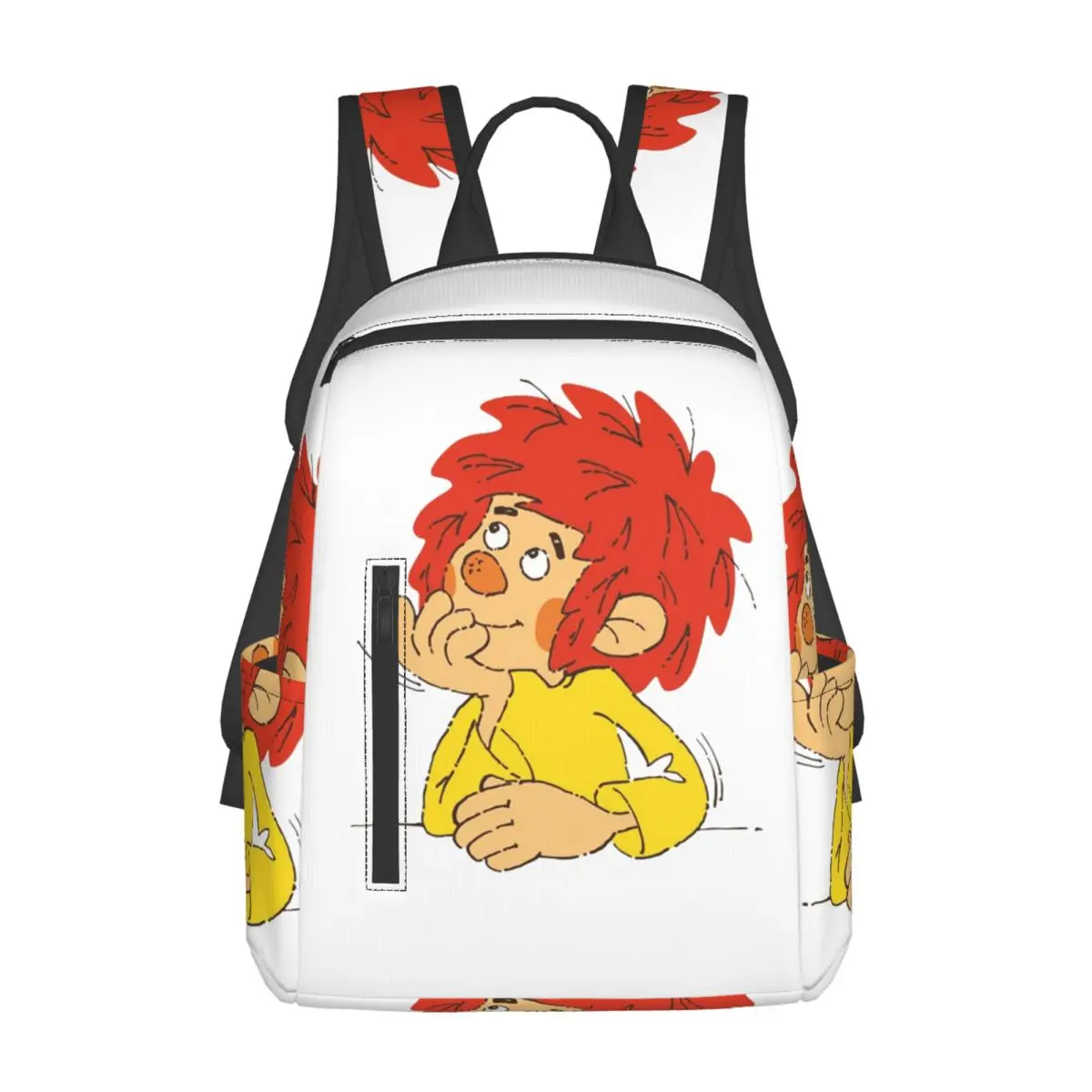 pumuckl-charaktere-バックパック-デイパック-大容量-キッズ-ブックバッグ-スクールバッグ-ショルダーバッグ-メンズ-レディース