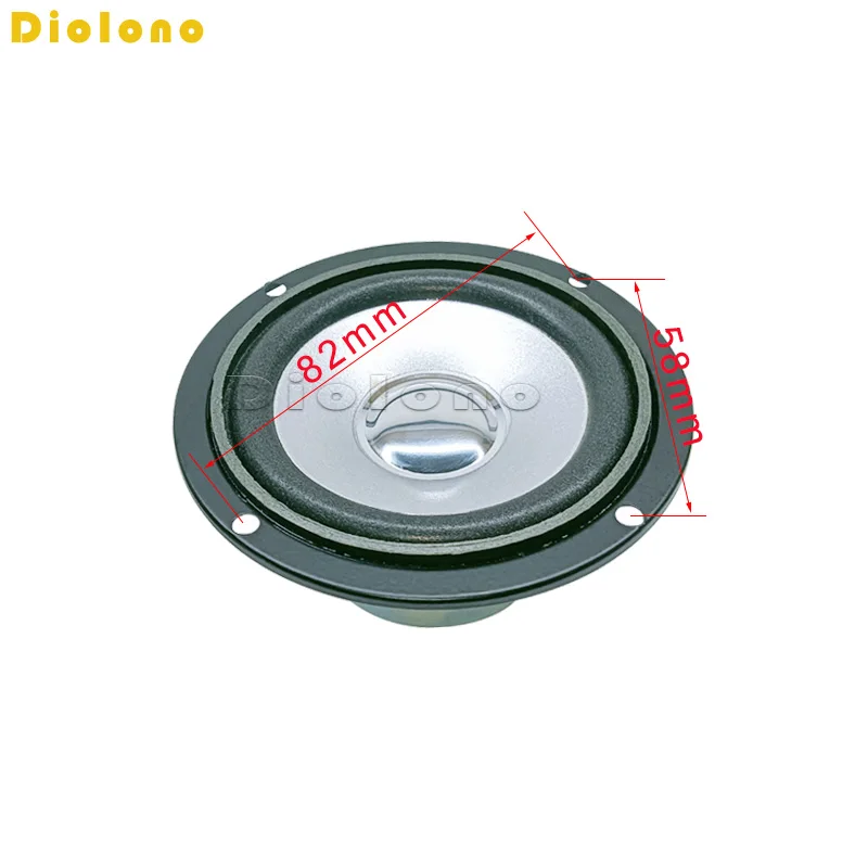 4Ohm 10 واط مكبر الصوت مكبر الصوت كامل التردد المتكلم 48 مللي متر الداخلية المغناطيسي antimمغناطيسي القطر 90 مللي متر رغوة حافة الارتفاع 42 مللي متر