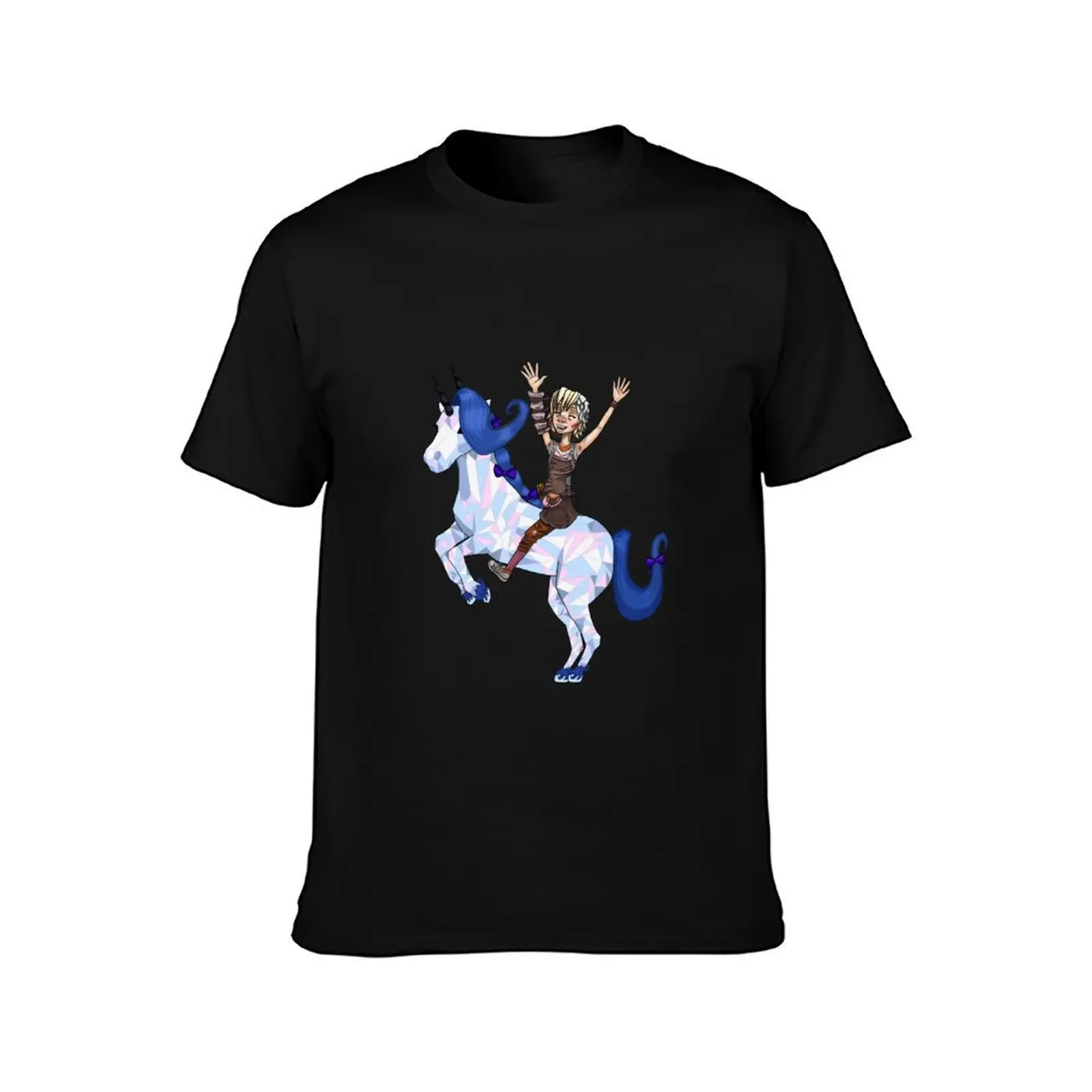 Tiny Tina Riding Butt Stallion T-Shirt Heavy Duty Casual Work Tee T-Shirt