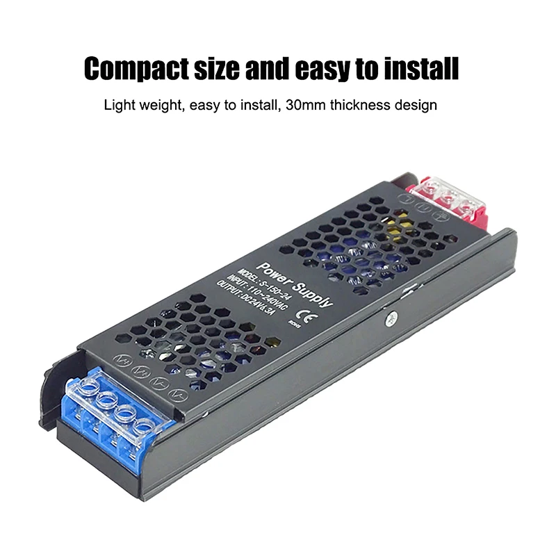 

LED Waterproof Driver Power Supply Constant Voltage Switching Power Supply Lighting Adapter