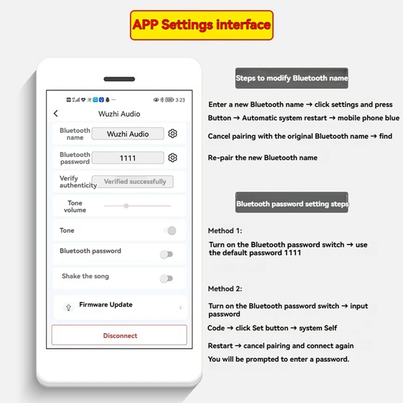 B37B-TPA3116D2 100W Bluetooth Audio Amplifier Board Mono With Boost Hi-Bass Adjustment DIY Speaker Amplifier Board