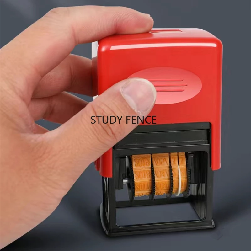 Self-inking Date Stamp + Indelible Ink 50ml MFG/EXP Date For Factory Manufacture Supermarket Store Office School Bank Stamps