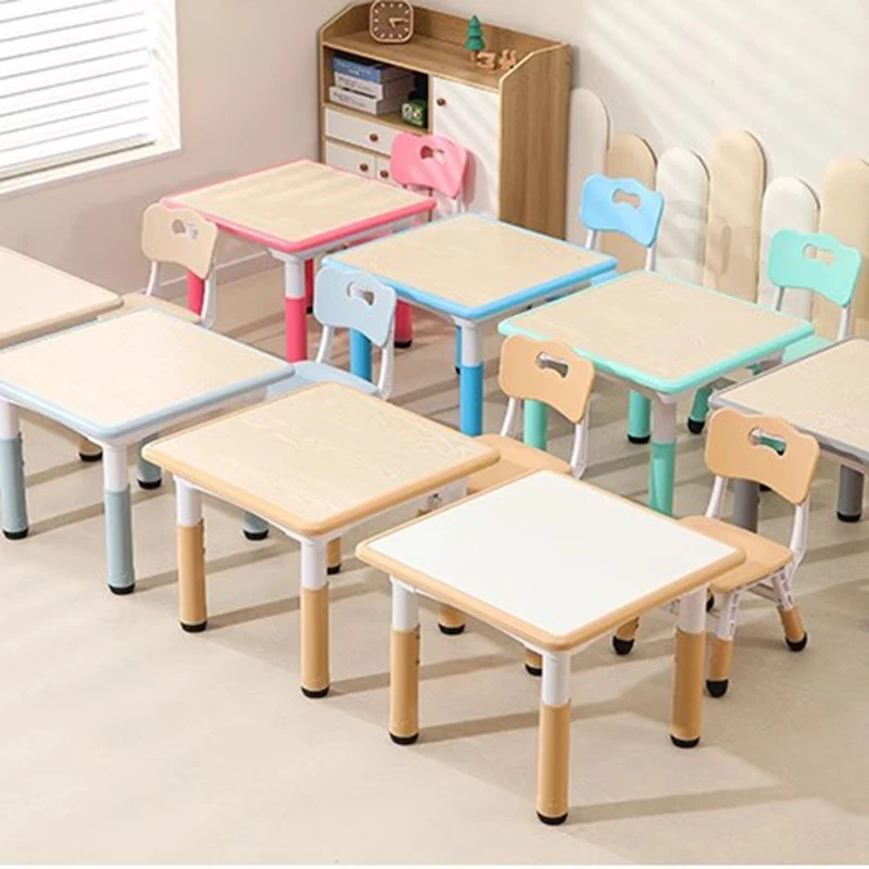 Kids Study Table Classroom Room Desks Girl Children Chairs Set Student Desk Child Preschool Mesas Infantiles Elementary School