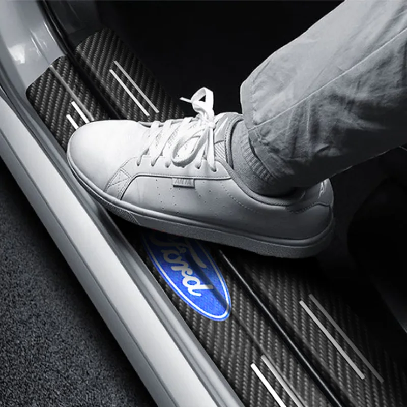 자동차 도어 씰 스커프 플레이트 포드 레인저 포커스 Kuga Mustang Mondeo F... - 3