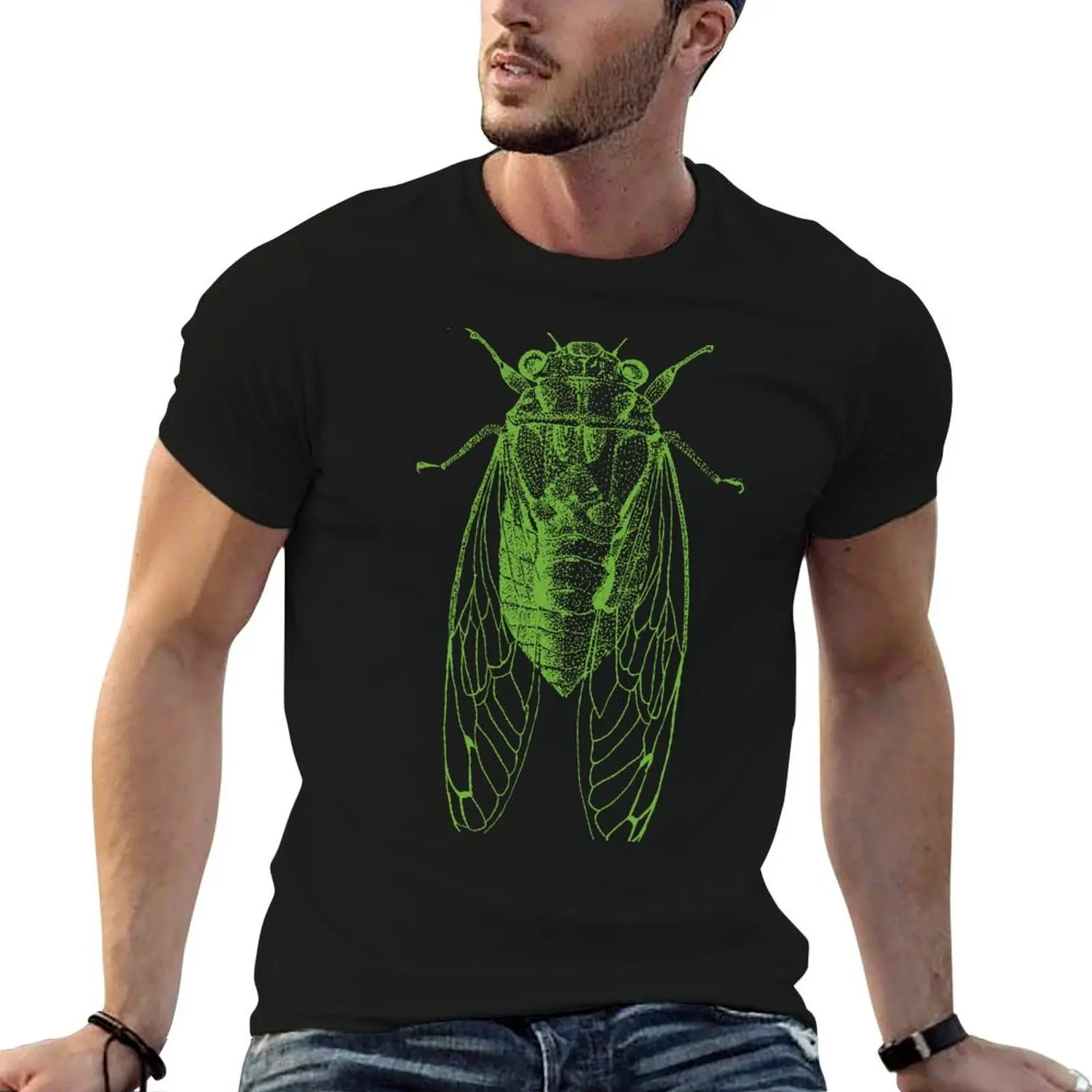 Cicada T-Shirt Plus Size All Match Tee Shirt