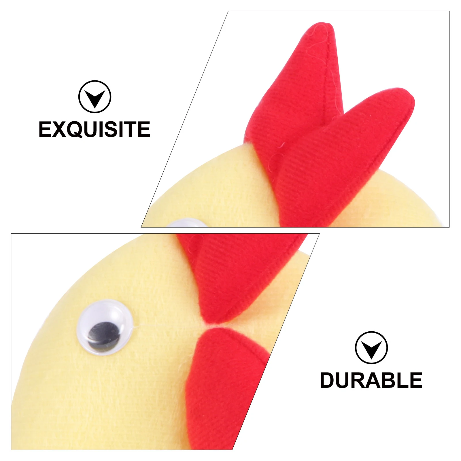 

2pcs Rooster Headband Chicken Shaped PP Cotton Hairband Festival Hairwear Party Supply Masquerade Accessories Kids Hair Hoop