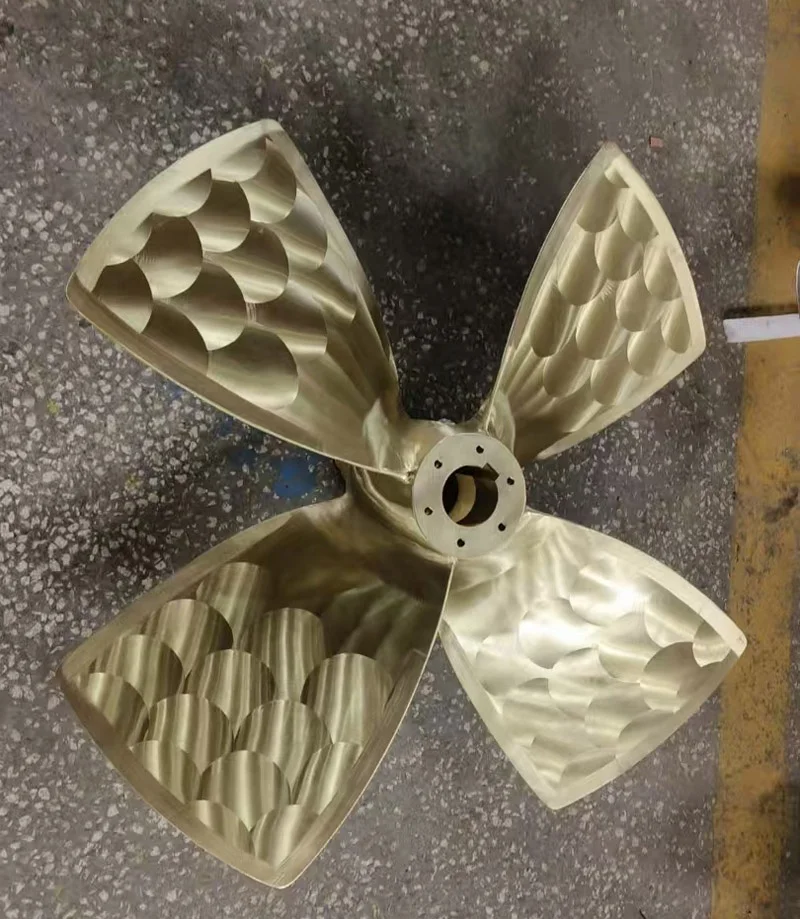 Sand Casting 20 Inch 4 Blades NiBral Bronze Inboard Boat Marine Propeller Ducted Propeller Shroud Marine Propellers