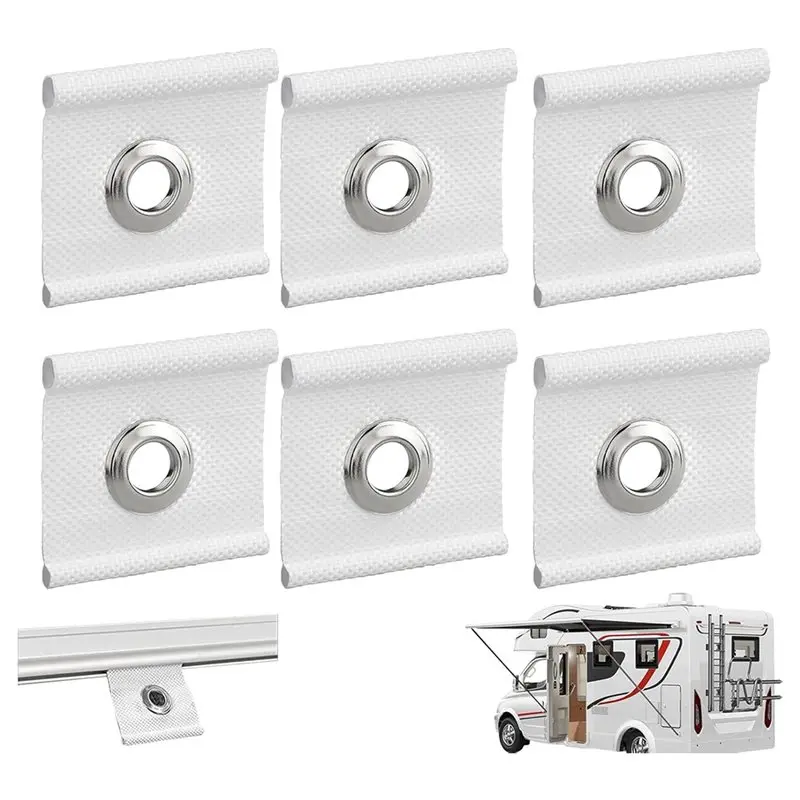 

Трендовые втулки для крепления тентов 2025 года, для труб 5-8 мм, сверхпрочные профили с металлическими люверсами для автодомов, палаток, кемпинга