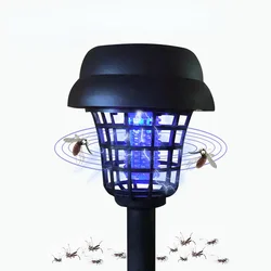 Solar Bug Waterproof Outdoor MosquitoMosquito Killer and Lighting Mosquito Repellent Lamp for Indoor Outdoor Use White Light