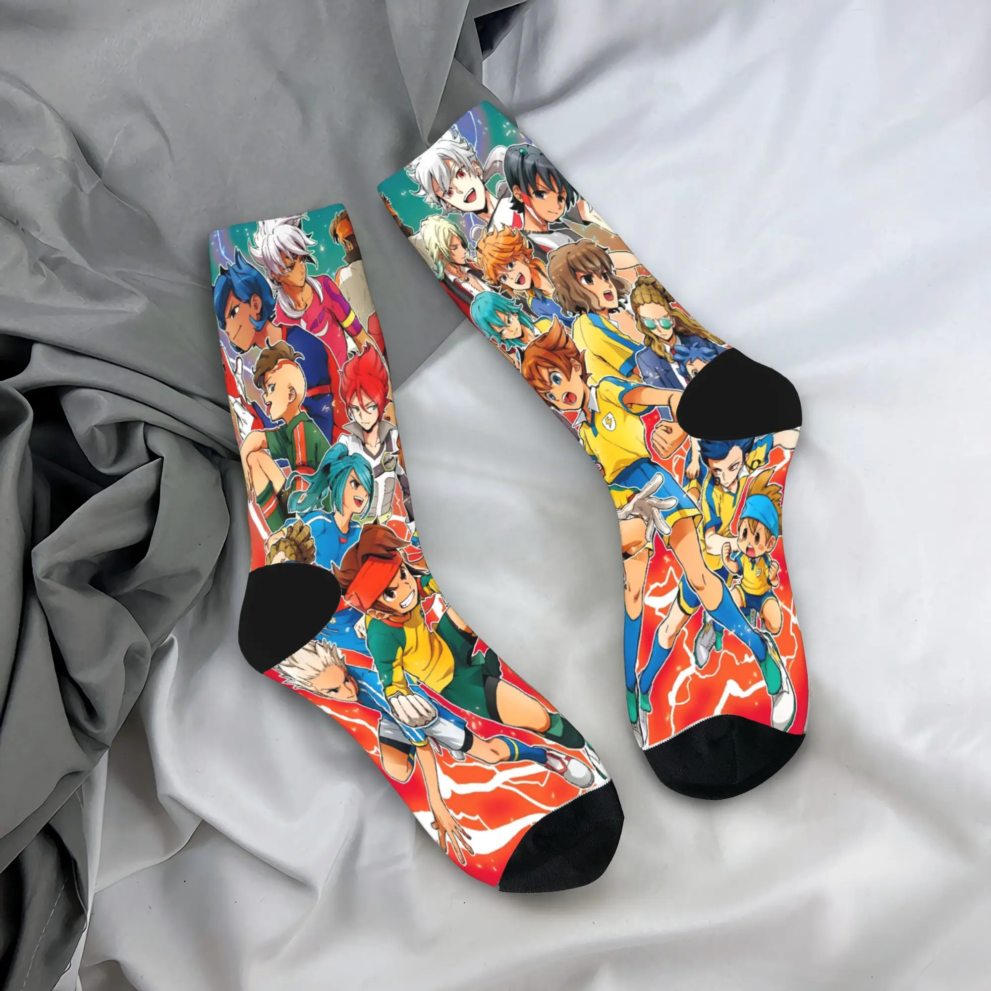 للجنسين الرجال الجوارب Inazuma أحد عشر Gouenji جوارب عدم الانزلاق جودة الجوارب الخريف القوطية مخصص تسلق الجوارب #2