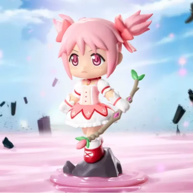 POP MART PUELLA MAGI MADOKA MAGICA Serie Trendige Mystery Box Anime Actionfigur Überraschungsbox Spielzeug Modell Ornament Puppen