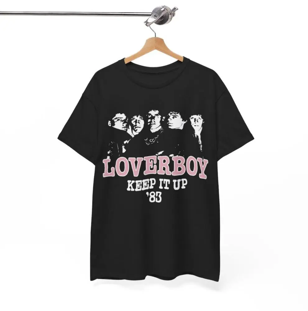 

VINTAGE 1983 LOVERBOY BAND CONCERT TOUR Shirt Black Unisex S-5XL