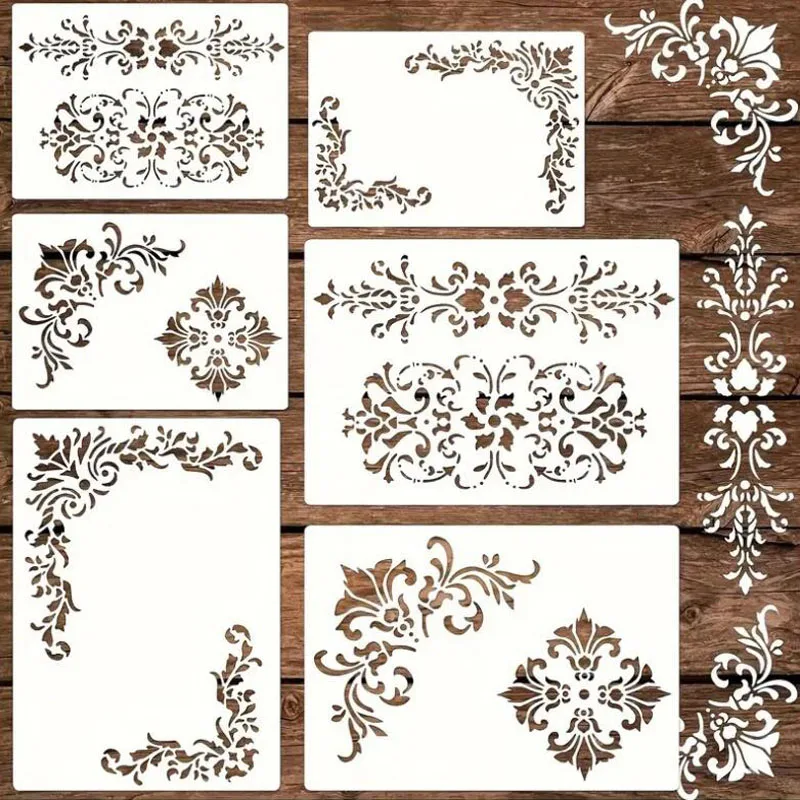 

29.7*21cm Mandala Theme Stencils DIY Layering Wall Scrapbooking Journal Stamp Album Decoration Inkjet Painting Template Reusable