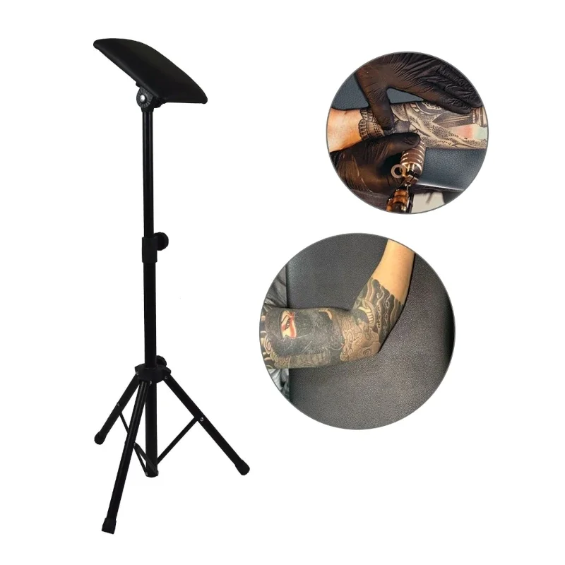 Iron Tattoos Arm Leg Rest Stand Portable Fully Adjustable Chair For Tattoos Studio Work Supply Bed Stool 77-127cm