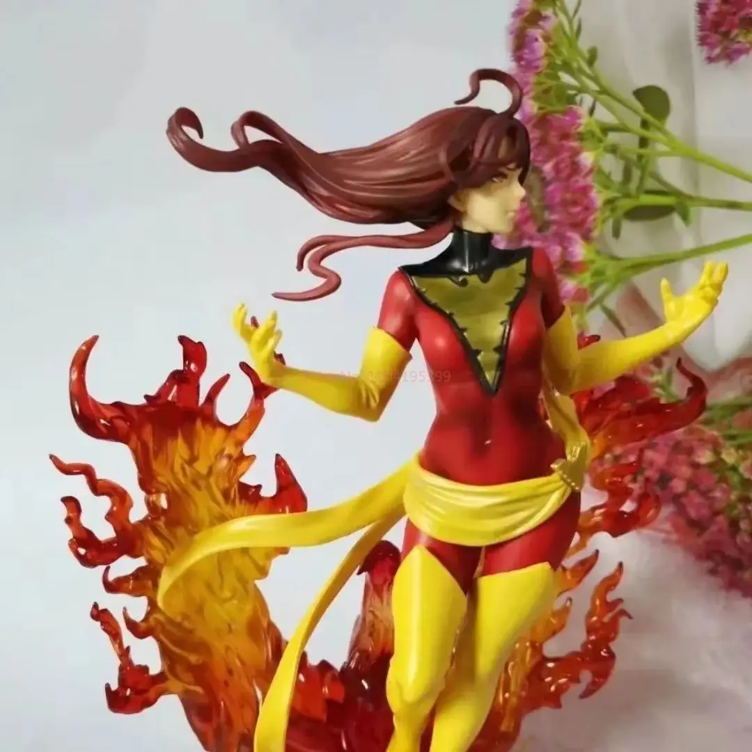 Marvel Anime X-Men Dark Phoenix Model Scene, Beautiful Girl Box-Packed, Animal Statue, Hobby Collecemballages Toy, Decor, Holiday Gift